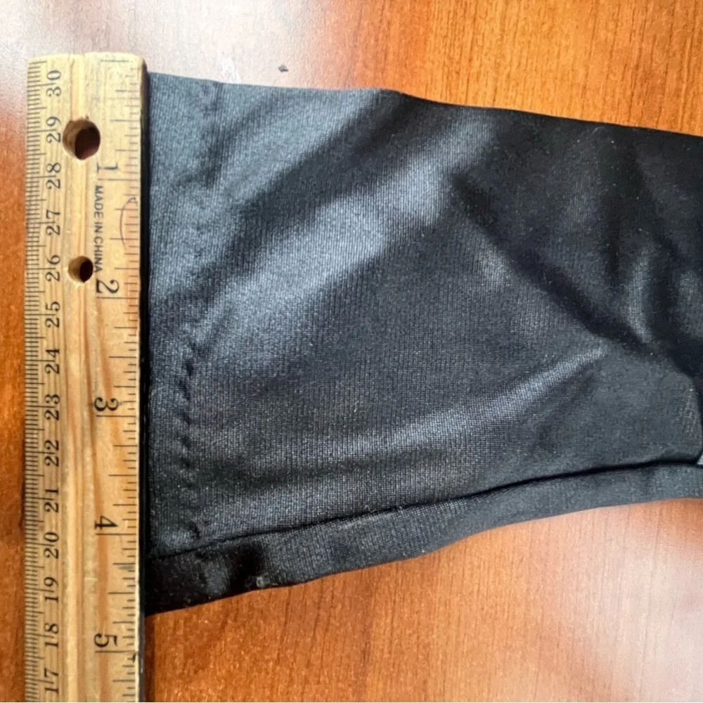 Long Black Nylon Gloves Opera Size UNI